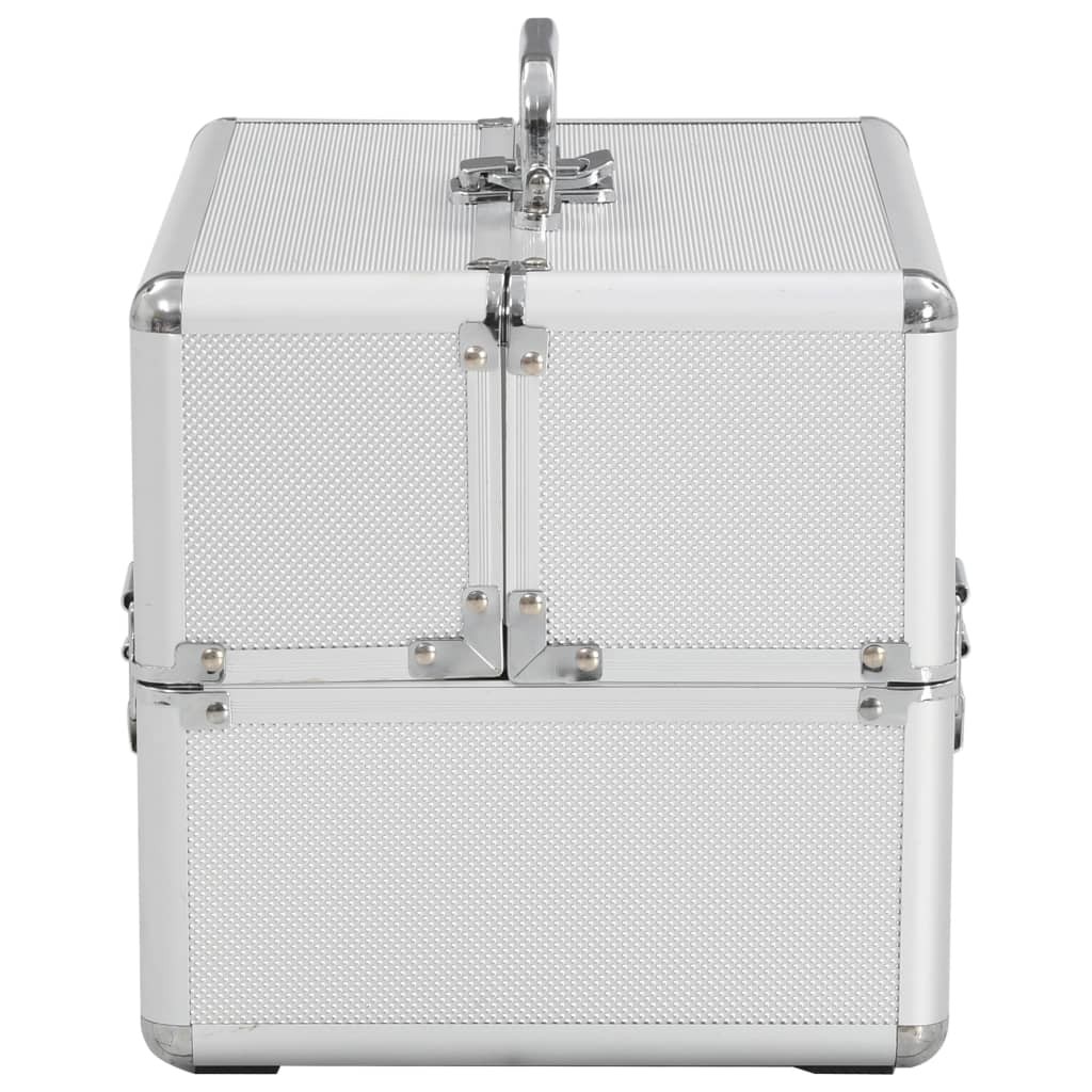 Make-up Case 22x30x21 cm Silver Aluminium 18 Make-up Case 22x30x21 cm Silver Aluminium